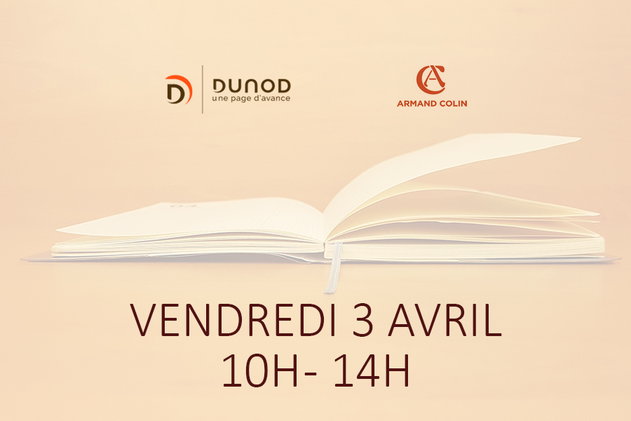 Exposition vente éditions Dunod Armand Colin