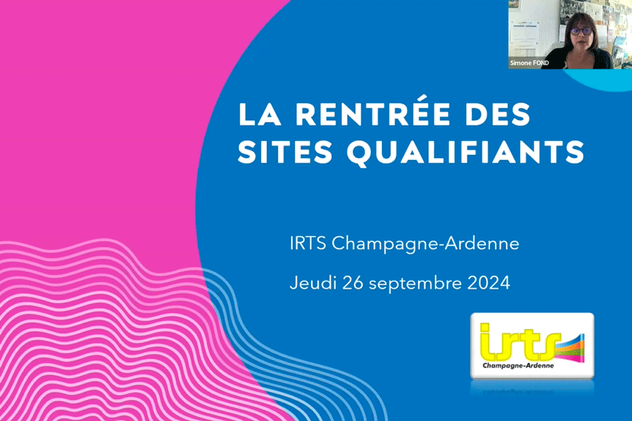 Webinaire « La rentrée des sites qualifiants »